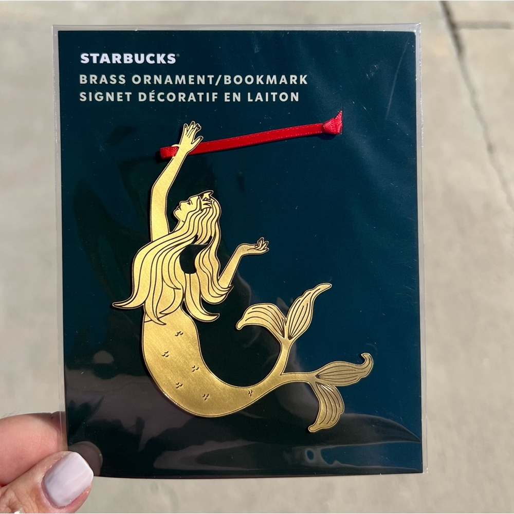 Starbucks siren bookmark or ornament - NWT